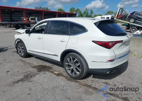 2022 Acura Mdx Technology Package z USA, uszkodzony, nr VIN 5J8YE1H4XNL009605